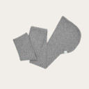 Irena Hooded Scarf, grey